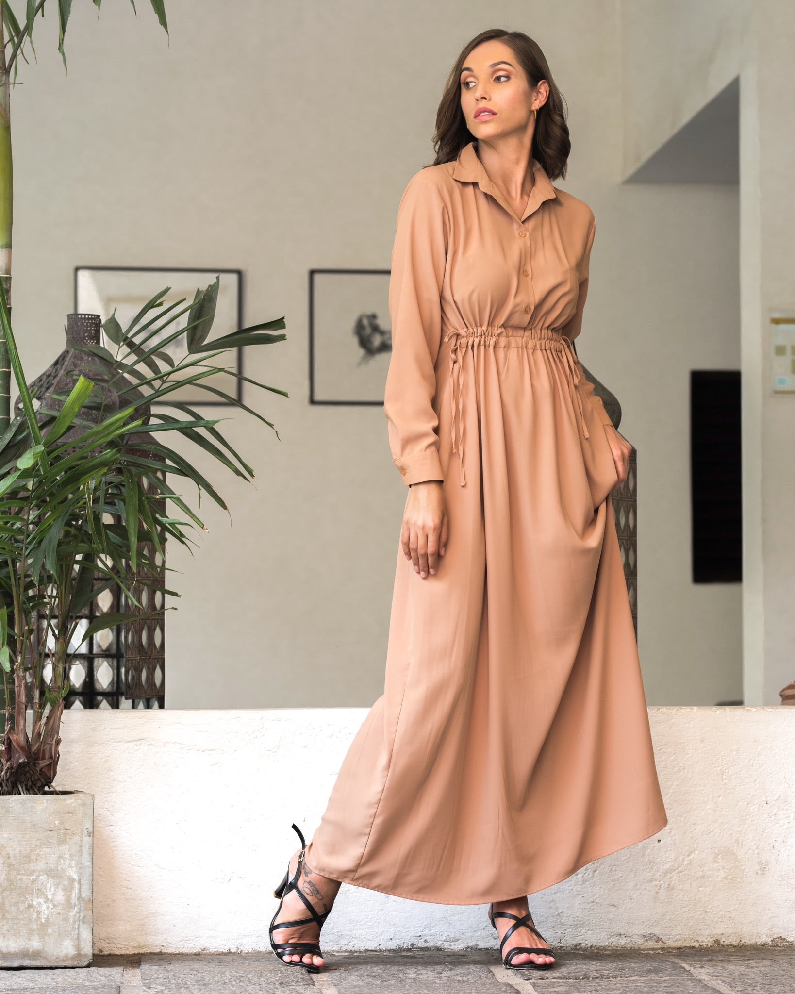 Fiza Detailed Modest Dress – Slay Global