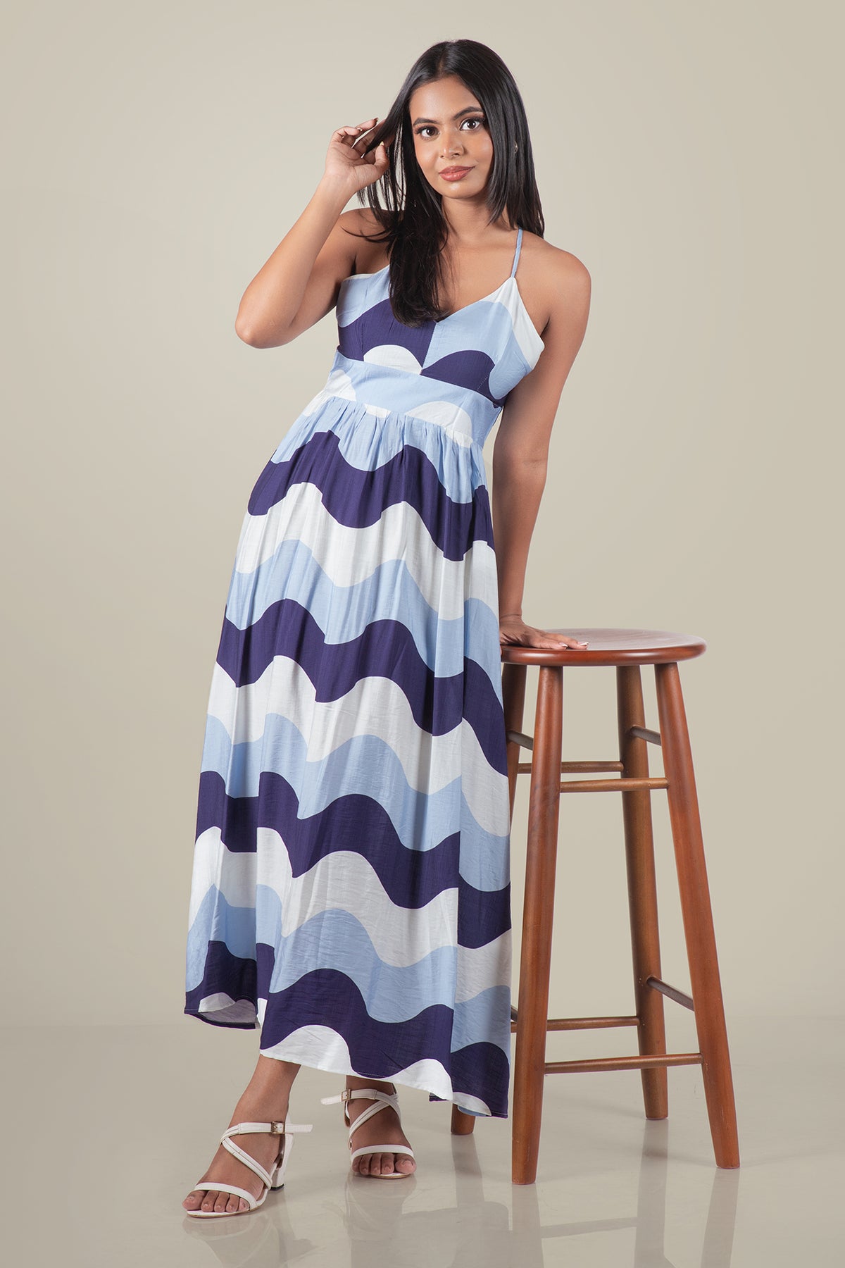 KENNY-Breeze Strappy Maxi Dress