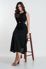 ROSIE -FRONT CUTOUT DRESS