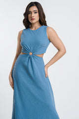ROSIE -FRONT CUTOUT DRESS