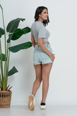 PIPER - HIGH NECK CROPTOP