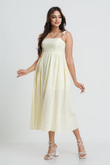 ELLE - STRAP MIDI DRESS