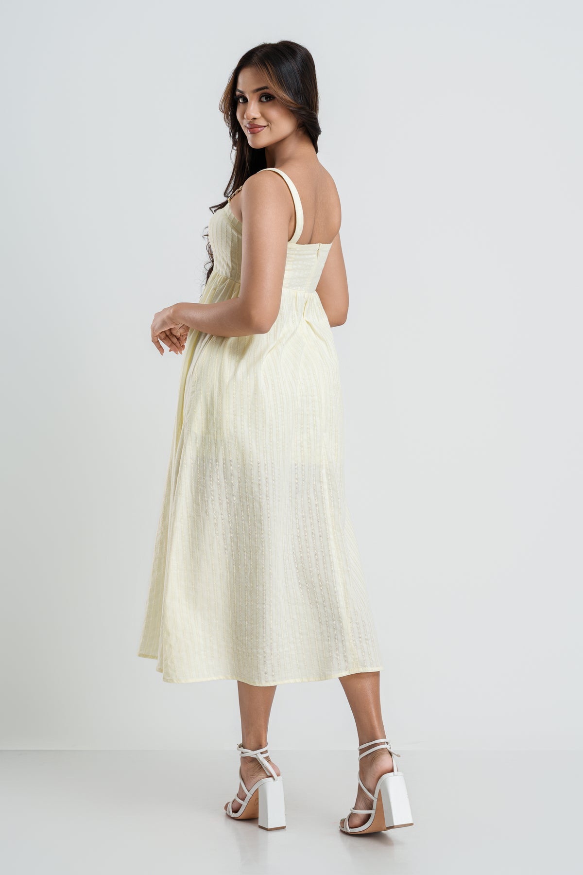 ELLE - STRAP MIDI DRESS