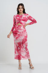 SCARLET - FRONT KNOT DRESS