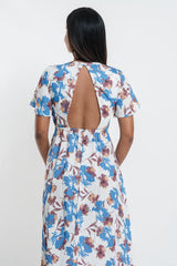 PHONIEX - BACK CUT-OUT MAXI DRESS