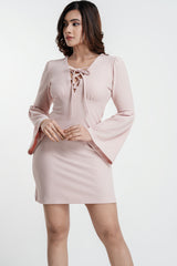 COCO - FRONT TIE UP DRESS