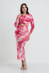 SCARLET - FRONT KNOT DRESS