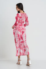 SCARLET - FRONT KNOT DRESS