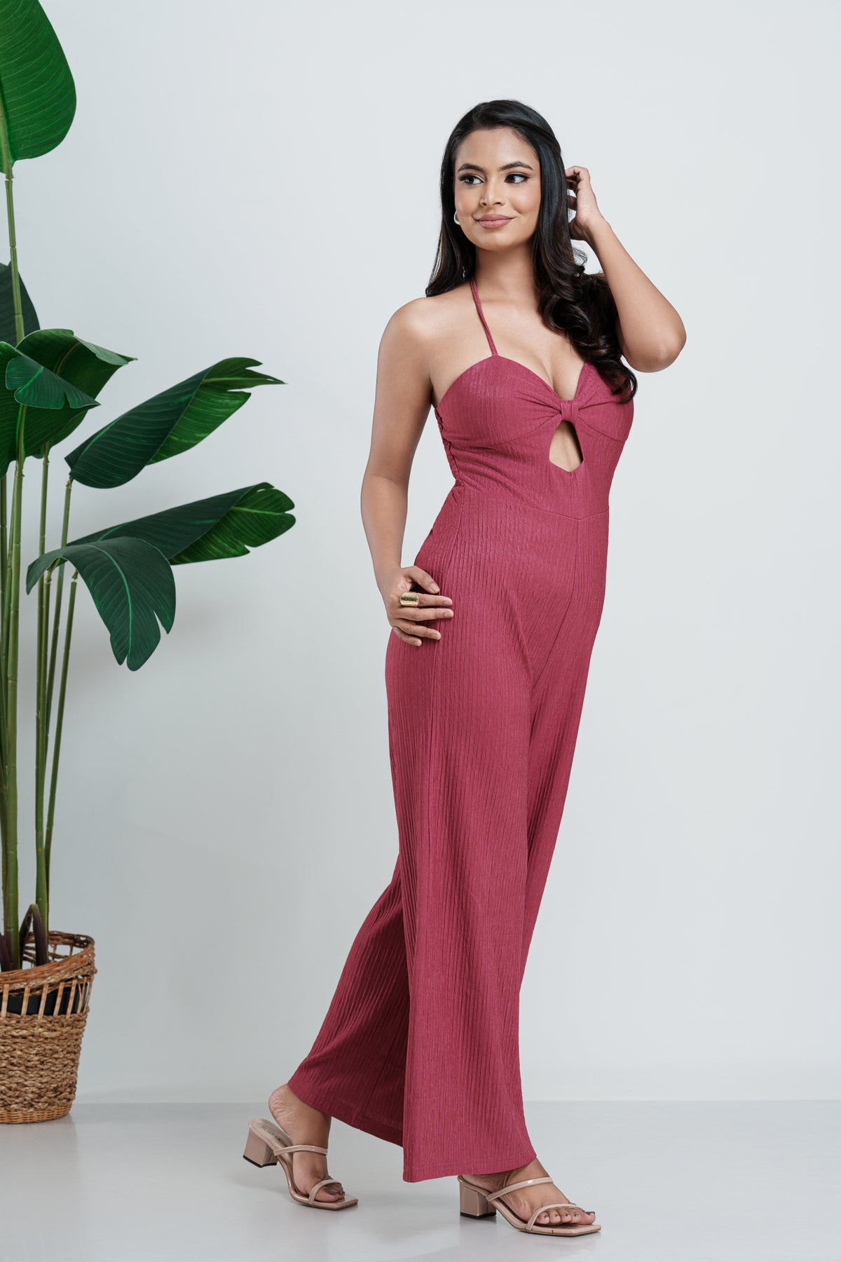 ZAIRA - FRONT CUTOUT JUMPSUIT