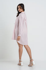 ECLIPSE - FRONT BUTTONED MINI DRESS