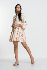 TORA - FLARED MINI DRESS