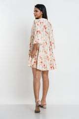 TORA - FLARED MINI DRESS