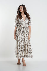 BELLE - V NECKLINE DRESS