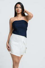 SORAYA-SIDE BUTTONED CROP TOP