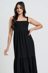 ARIA- TIERED MAXI DRESS