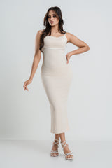 ELINA - CONTRAST LINE DRESS