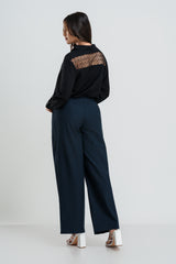 OLIA - BACK LACE DETAIL SHIRT