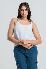 LARK - BACK FLORAL LACE TOP