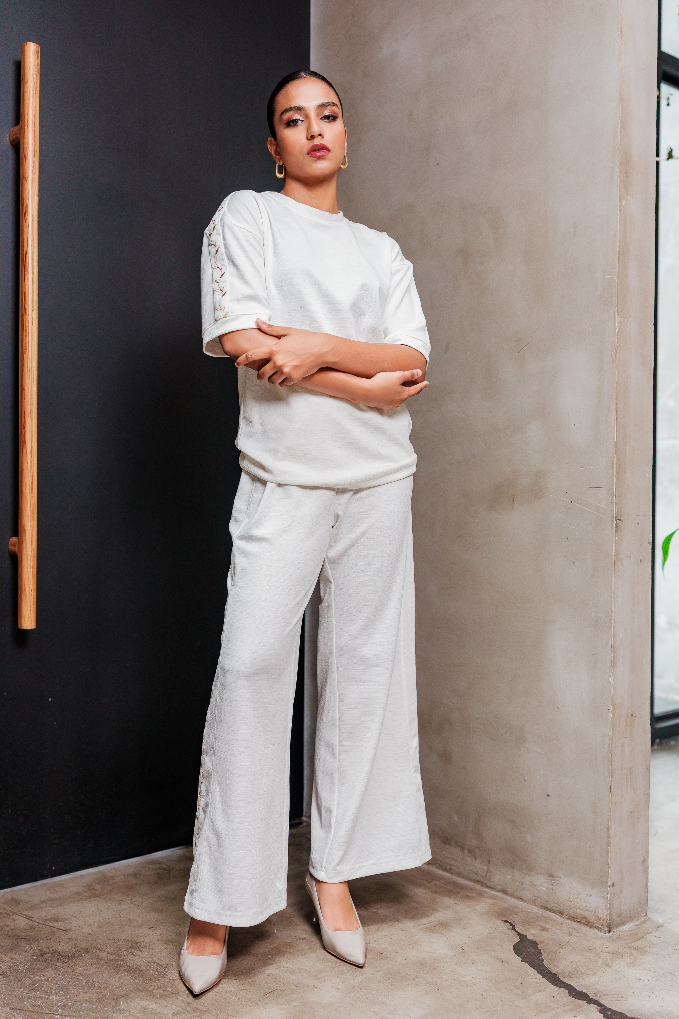 EMBROIDERY CO-ORD SET