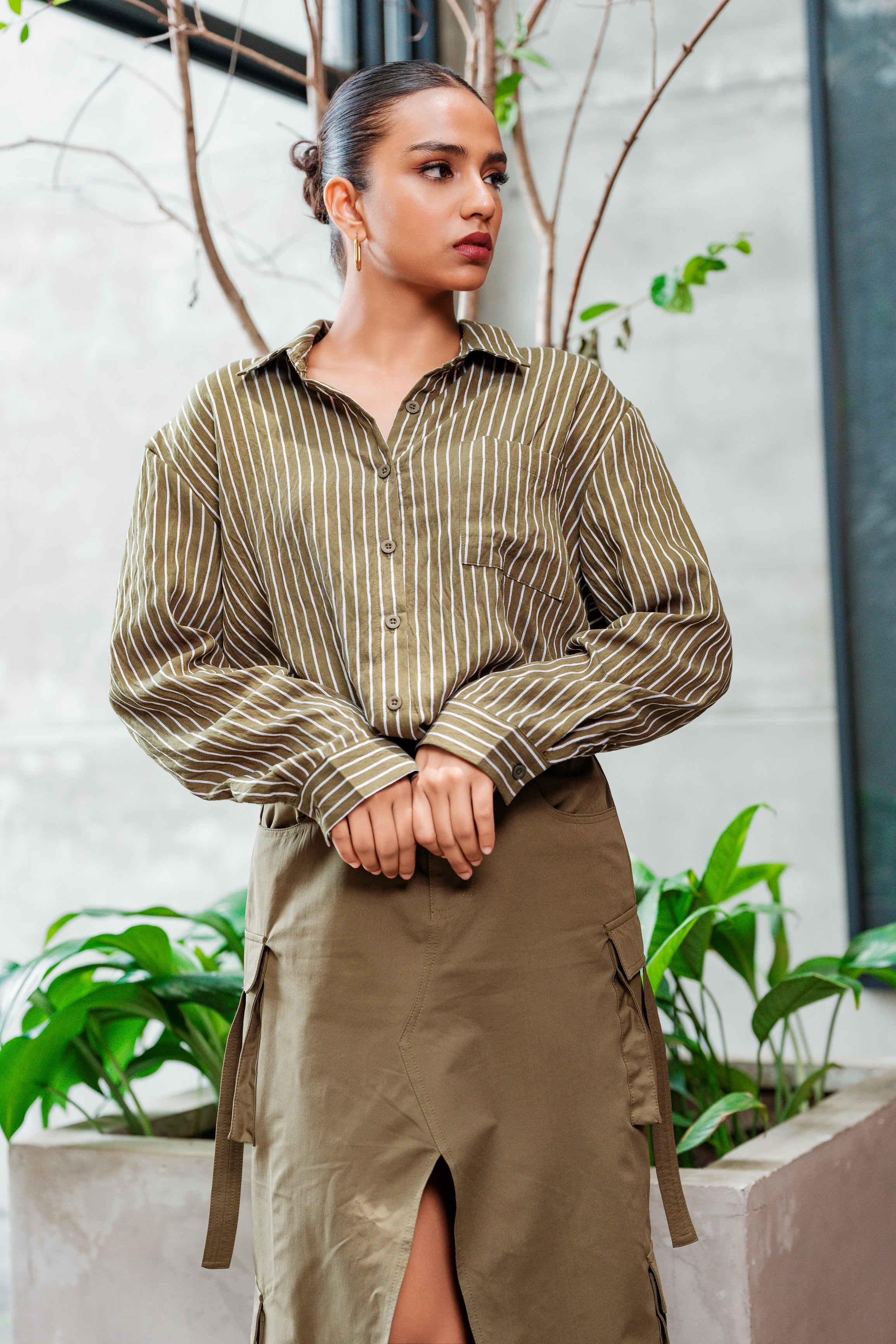 OVERSIZED STRIPE SHIRT