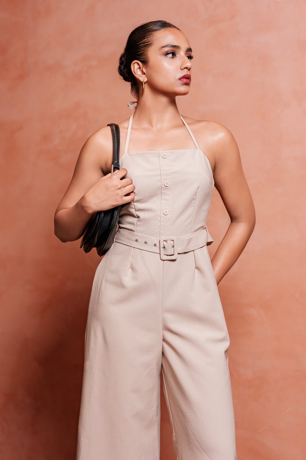 HALTER NECK JUMPSUIT