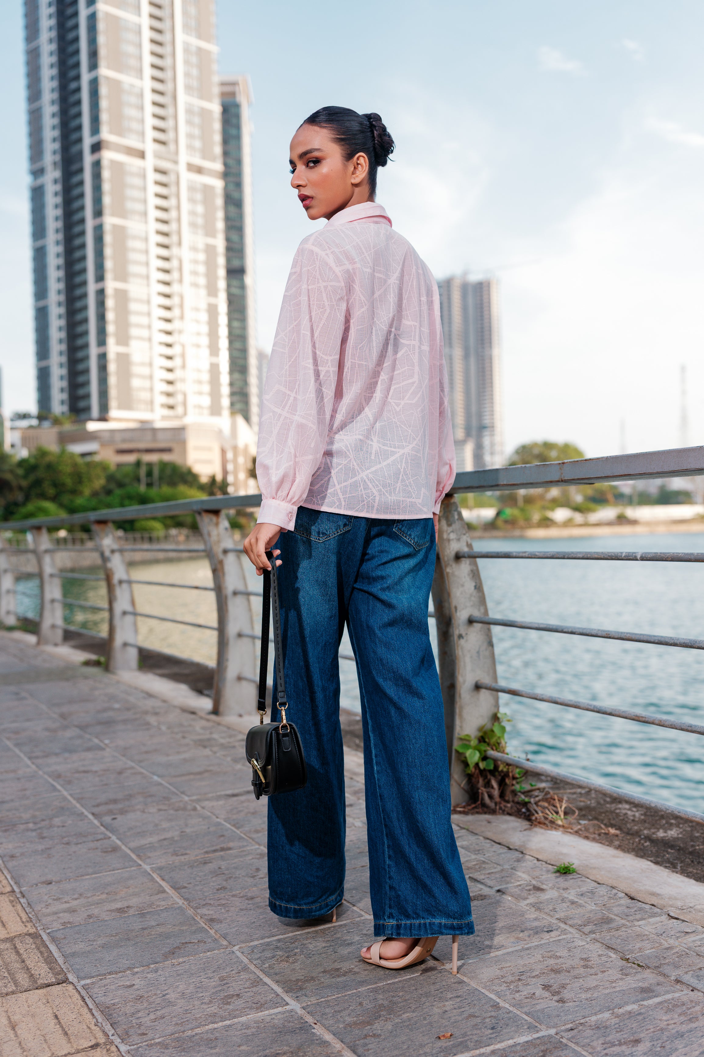 MESH LONG SLEEVE SHIRT