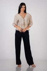 SOFIA -Front Tie Breeze Top