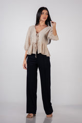 SOFIA -Front Tie Breeze Top