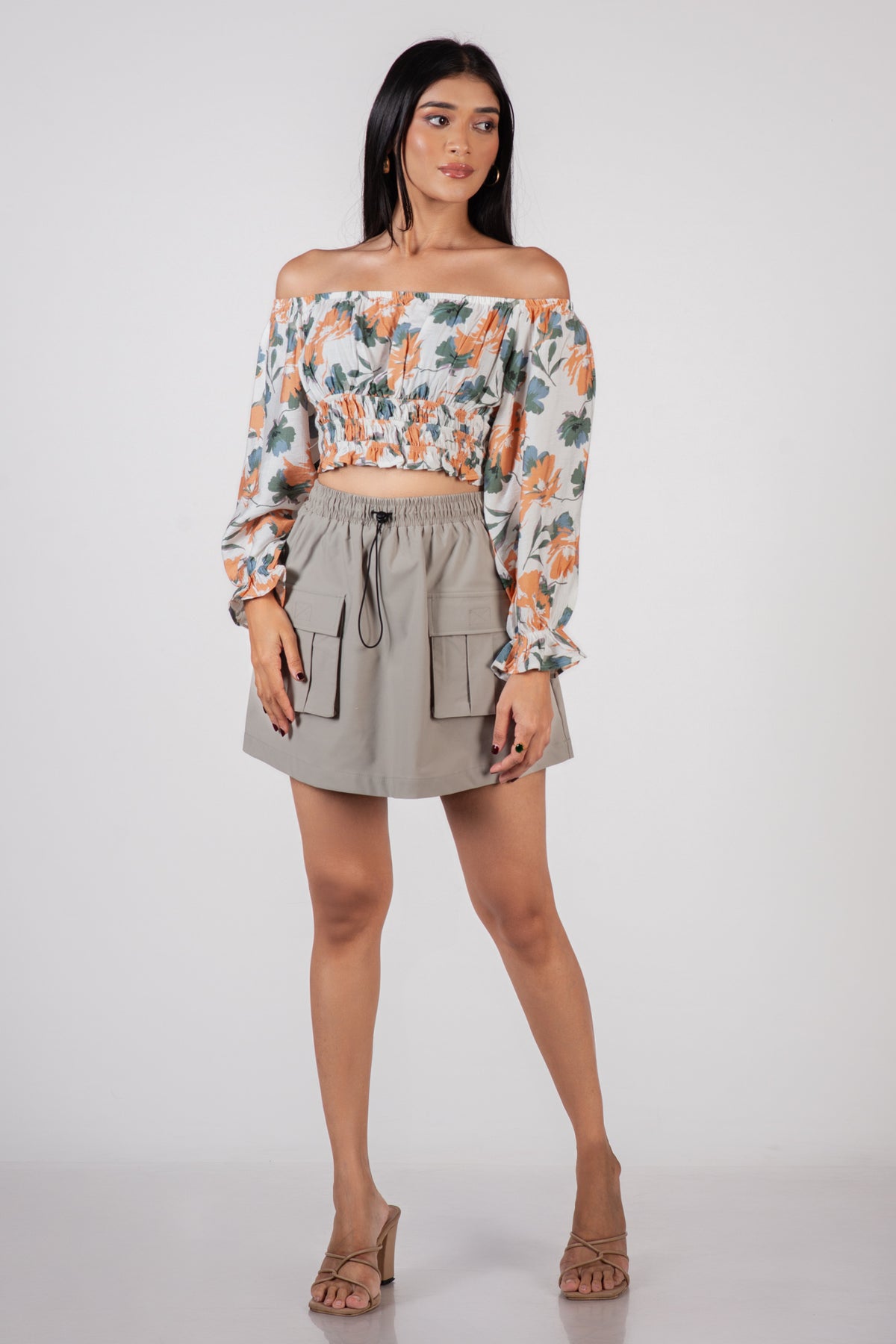 LILIANA-CARGO MINI SKIRT