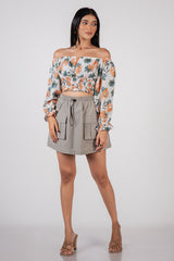 LILIANA-CARGO MINI SKIRT