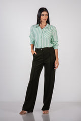 GILINDA-BUTTON UP LONG SLEEVE SHIRT