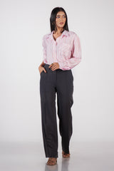 GILINDA-BUTTON UP LONG SLEEVE SHIRT