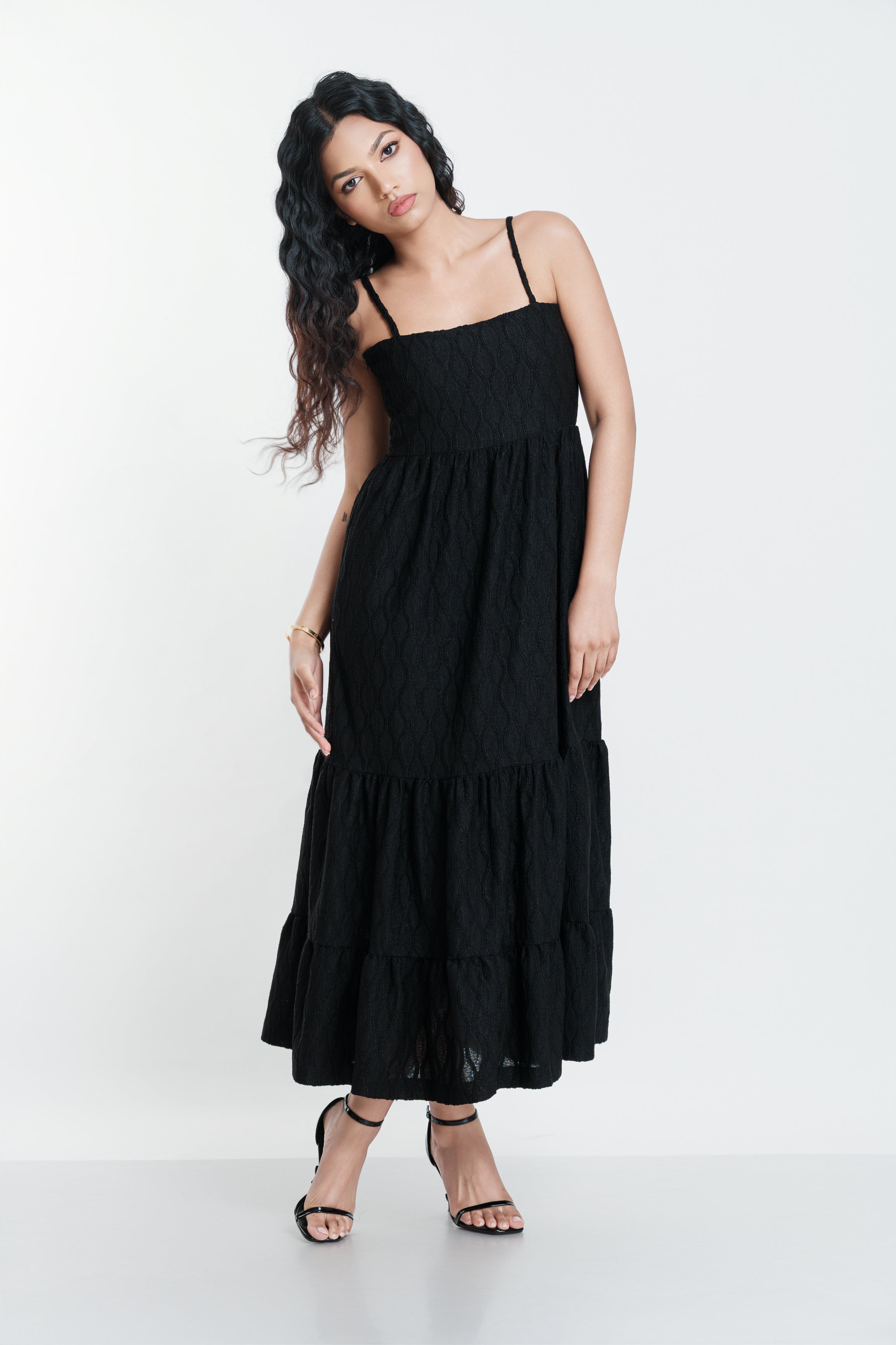Lilac Tiered Maxi Dress