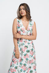 CELESTE-FLOWY MAXI DRESS