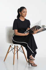 WYETTA- CONTRAST MAXI DRESS