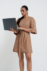 JERRY - BELTED MINI DRESS