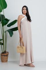 REBECA - CROSS NECKLINE DRESS