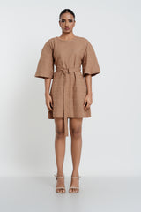 JERRY - BELTED MINI DRESS