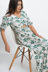 Cora- FRONT CUTOUT DRESS