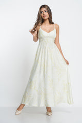 VALENTINA-FRONT DETAILED DRESS