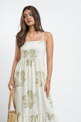 AMINA-TIERED DRESS