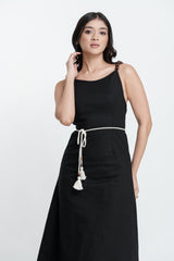 FIONA TASSEL BELT DRESS