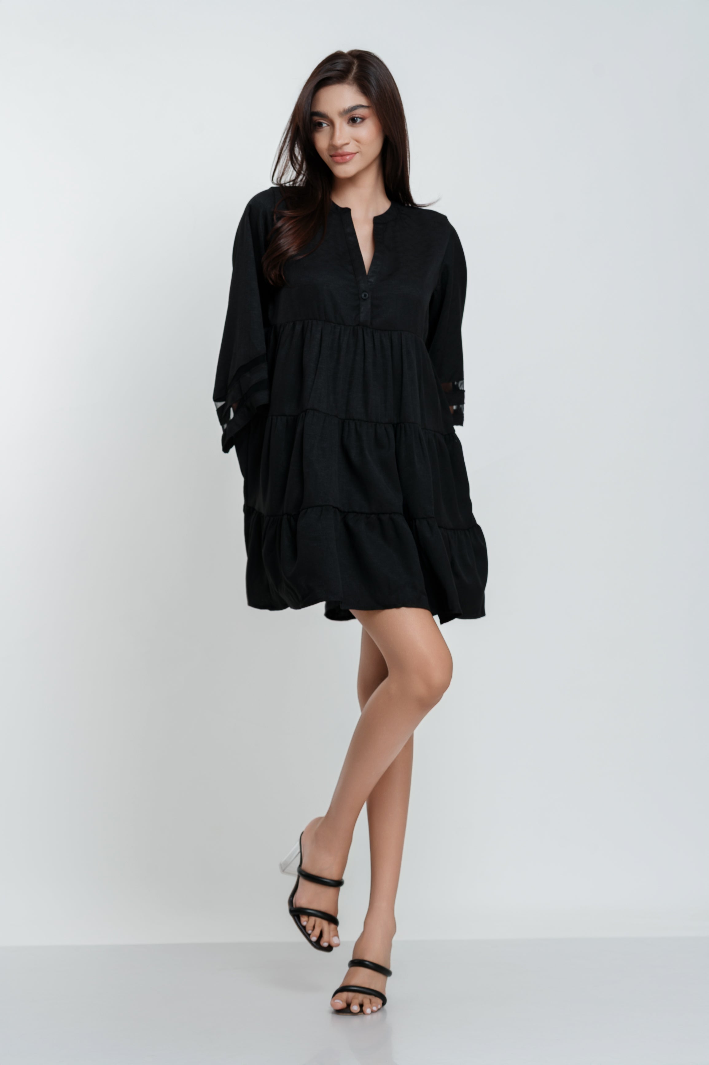 Aria Lace sleeve Dress
