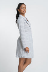ALUNA - STRIPED BLAZER DRESS