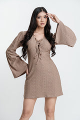 Liana front tie up dress