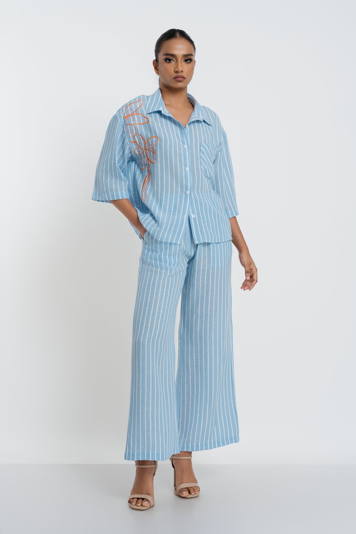 ELODIE - EMBROIDERY CO-ORD SET