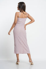 REI-FRONT TIE UP DRESS