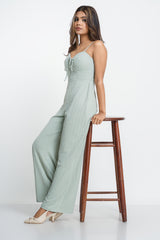 DAHILA-FRONT TIE UP JUMPSUIT