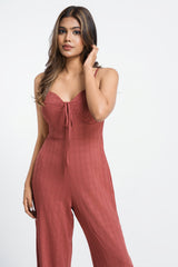 DAHILA-FRONT TIE UP JUMPSUIT