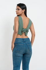 SHEA - EMBROIDED CROPTOP